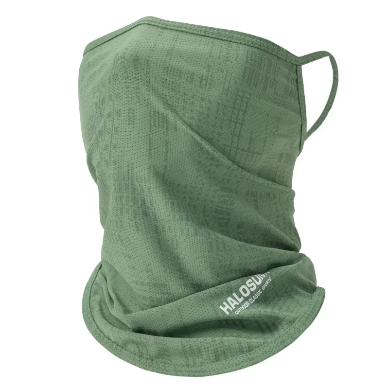 

Тонкая дышащая быстросохнущая уличная маска для лица, защита от солнца, летний ледяной шелковый шарф, пуловер с надписью, утеплитель для шеи