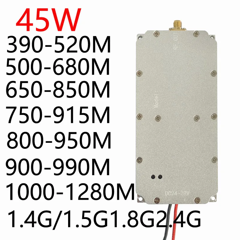 

45W FPV Defense Interceptor Component RF Power Amplifier Modules 390-520M500-680M650-850M750-915M800-950M900-990M1.2G1.5G1.8G2.4