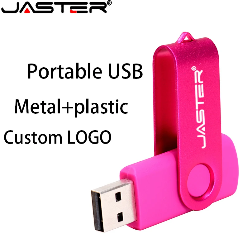 

JASTER High Speed USB Flash Drive 64GB Laser Engraving Custom Logo Pen Drive U Stick 32GB Pendrive Flash Disk 16GB Memoria 8GB