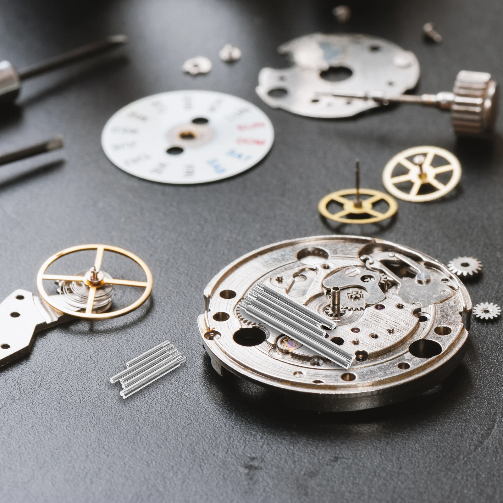 

Screw Watch B Repair Kit Tools Metal Watch B Spring Bars Pins Spring Bars Tools Repair Kit Durable Versatile