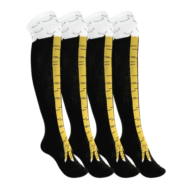 Verrückte lustige Hühnerfüße-Socken für Damen und Herren, 3D-Neuheit, Gag-Geschenke, Strumpffüller, Weihnachtsgeschenke für Erwachsene – Detail 2
