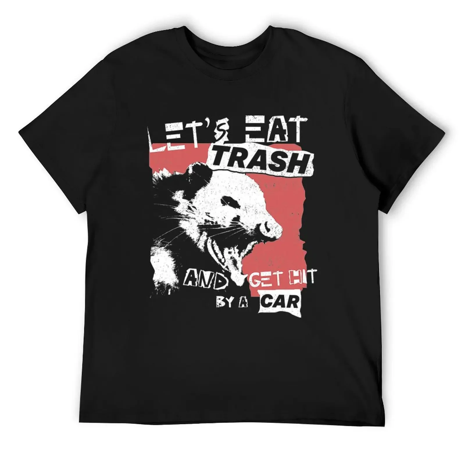 

Lets Eat Trash And Get Hit By A Car T-ShirtLet's Eat Trash And Get Hit By A Car T-Shirt