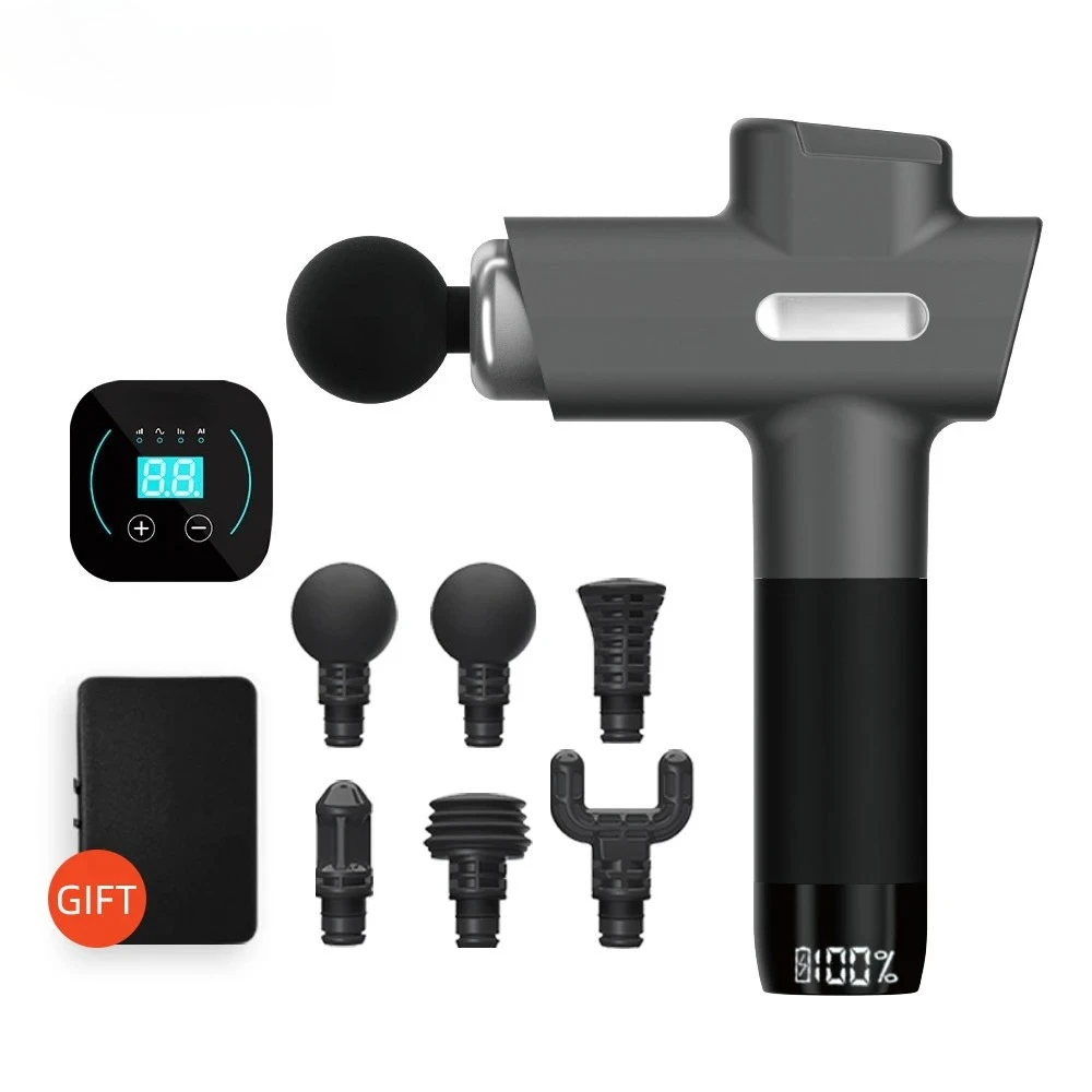 

Массажный пистолет Booster M2-D, перкуссия для глубоких тканей, массажер для шеи, спины и тела, портативный фасциальный пистолет, электрический массажер для расслабления мышц