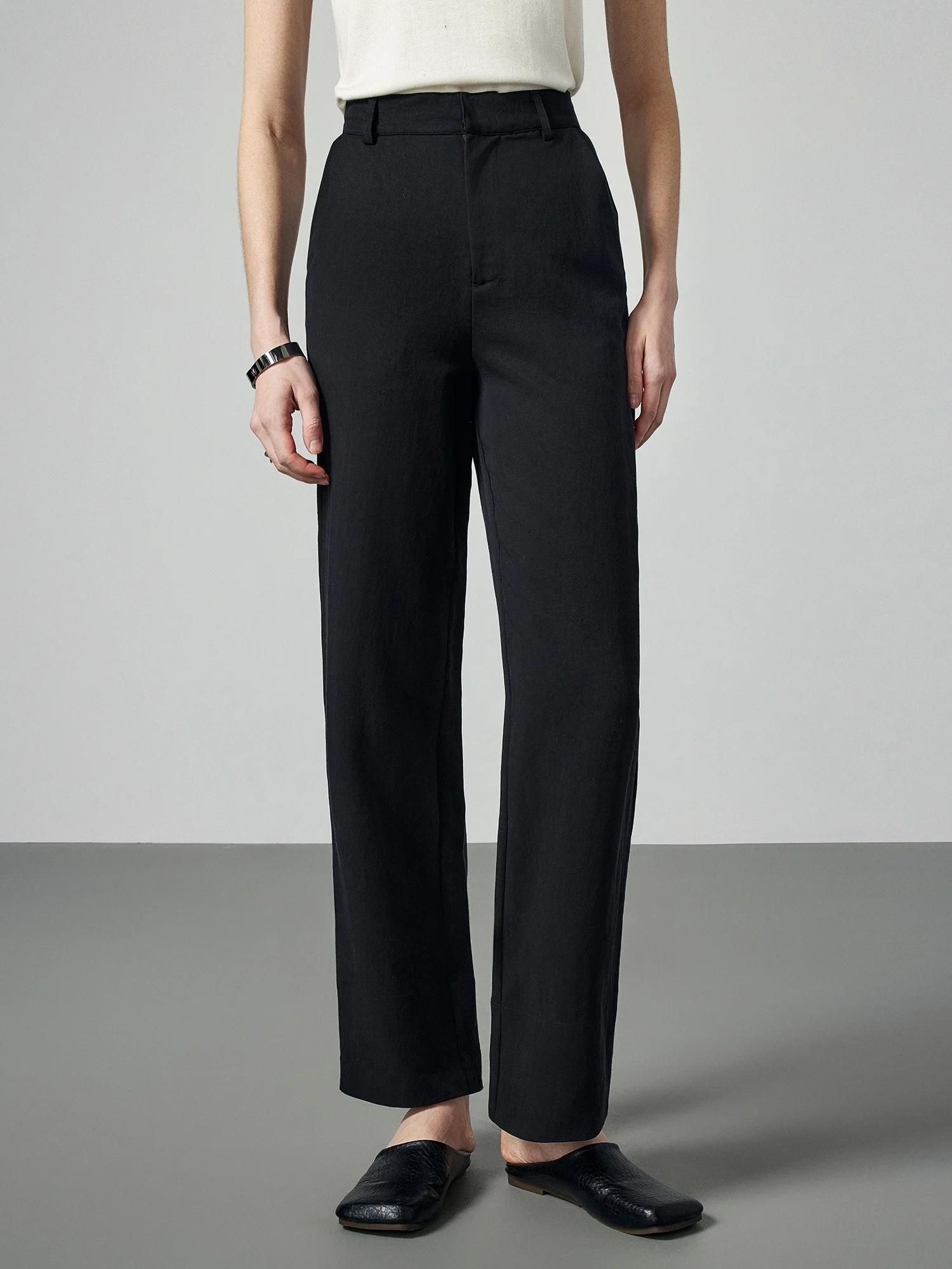 

Брюки-шаровары Chivirin из нейлона, гладкие, эластичные, облегающие, прямые, укороченные, повседневные, для поездок на работу, из смесового хлопка