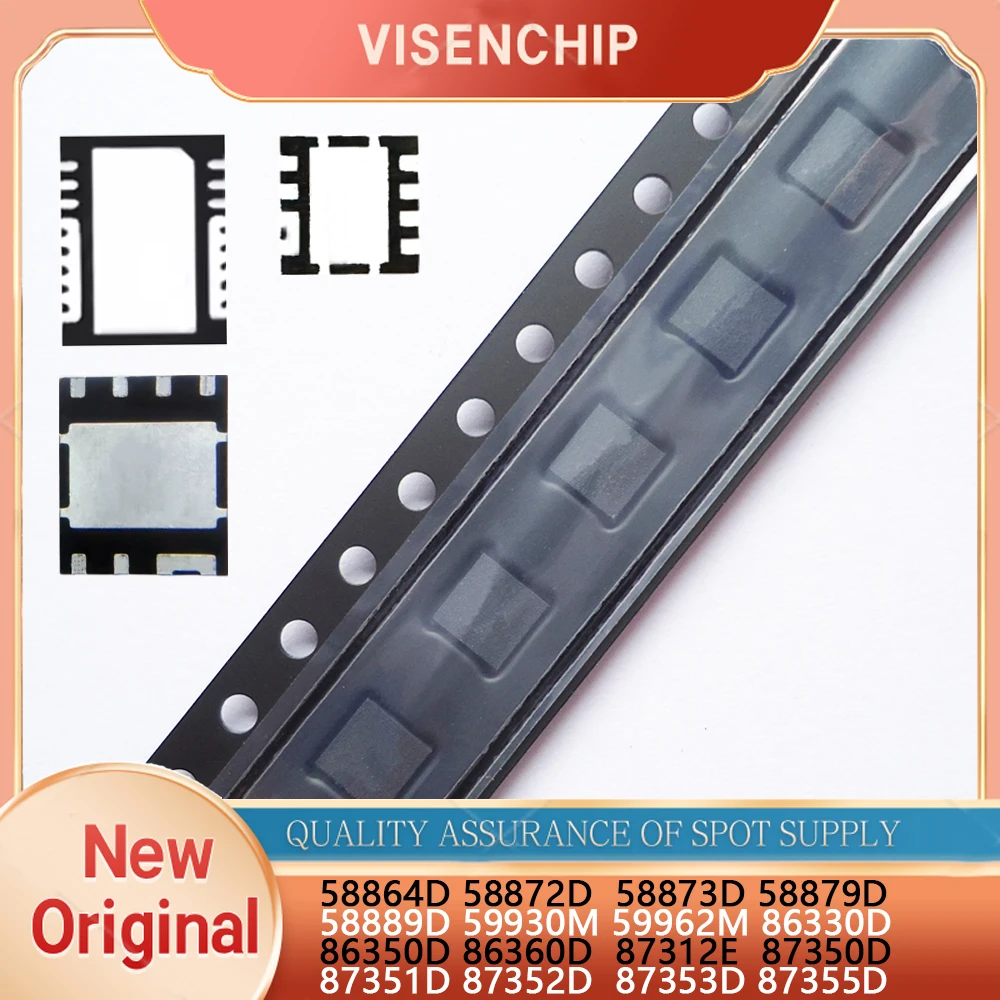 2pieces New 58864D 58872D 58873D 58879D 58889D 59930M 59962M 86330D 86350D 86360D 87312E 87350D 87351D 87352D 87353D 87355D QFN