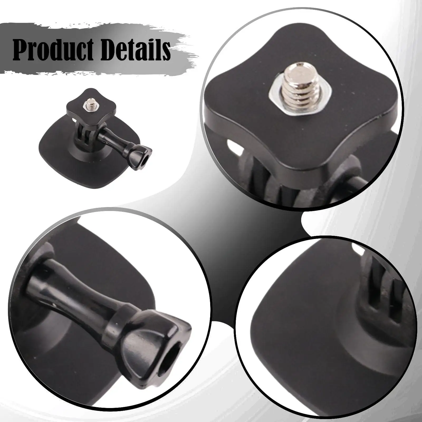 Motorcycle Helmet Sticky Mount Quick Release Compact Action Camera Holder for Multi Sport Use