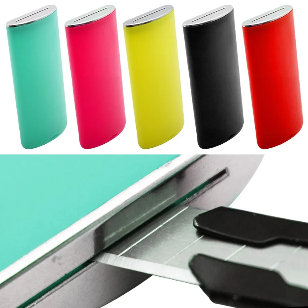 Metal Waste Blade Storage Box Safety Professional Blade Disposal Container Vinyl Carbon Fiber Queegee Tool Convenient Car Tools