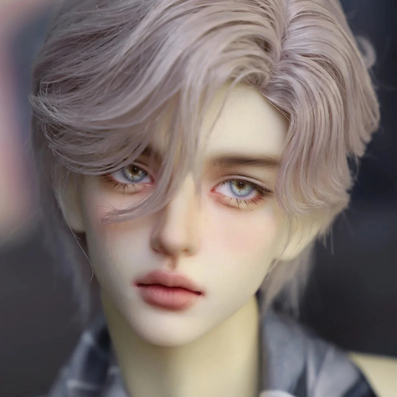 ML Eric 1/3 Ball Jointed Doll Head Divine Gentle Youth Male Faceup Unpainted Resin Head Sculpt Anime Style Doll Toy