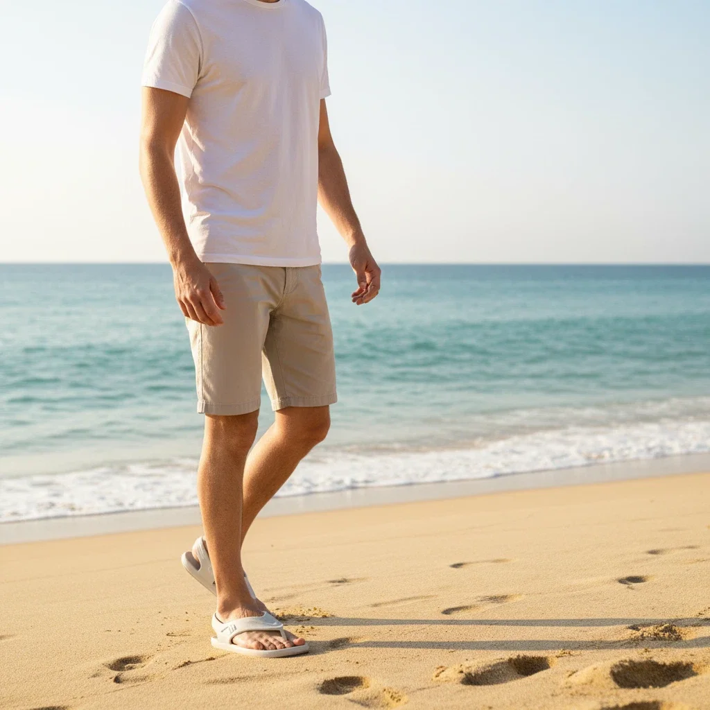 

Мужские летние шлепанцы, новые, из ЭВА, противоскользящие, без запаха, износостойкие, для улицы, с застежкой-клипсой.