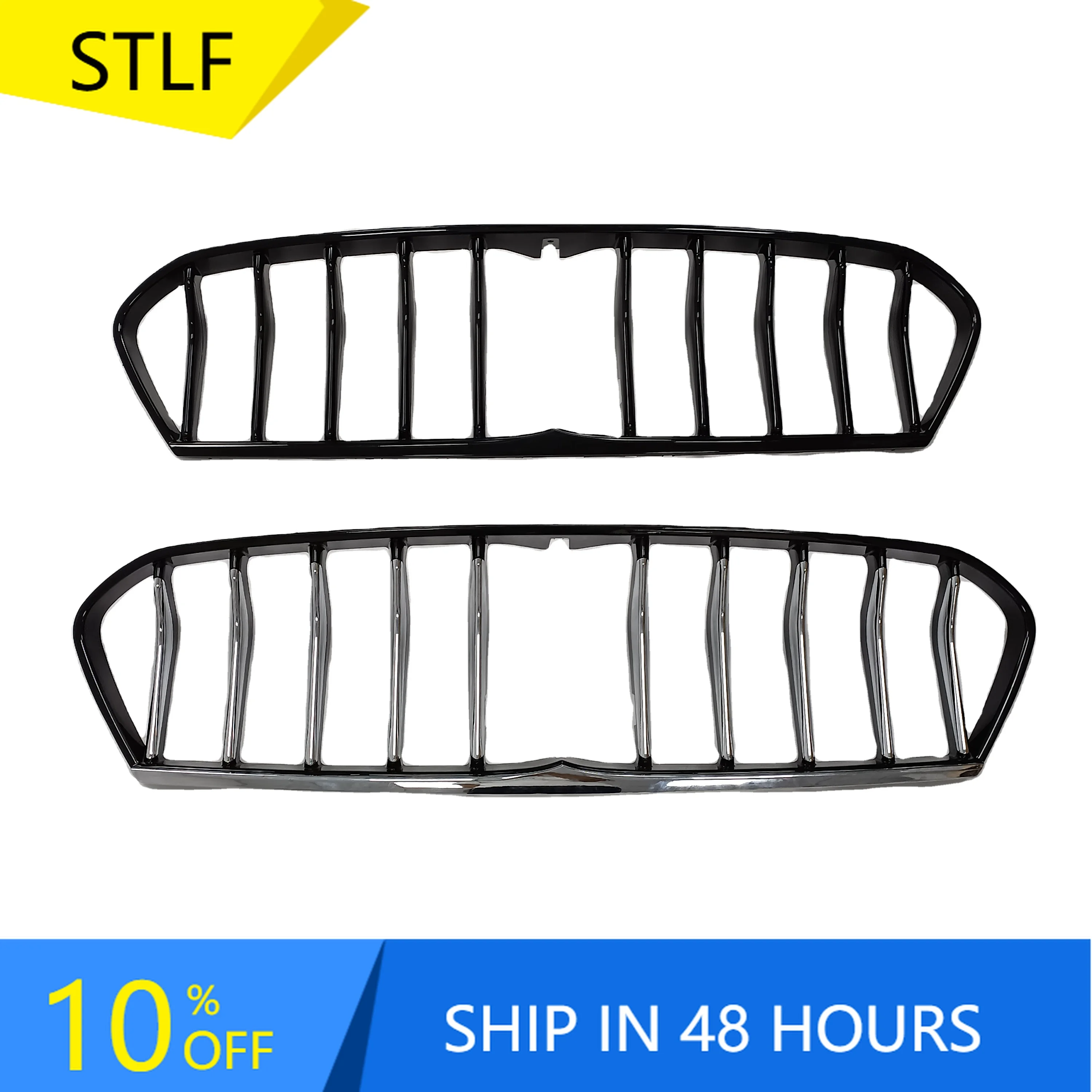 

STLFCar Accessories2014-2018Black Chrome Front Radiator Grille for Maserati Ghibli Upgrade Car Grill OEM670011097Trophy Body Kit