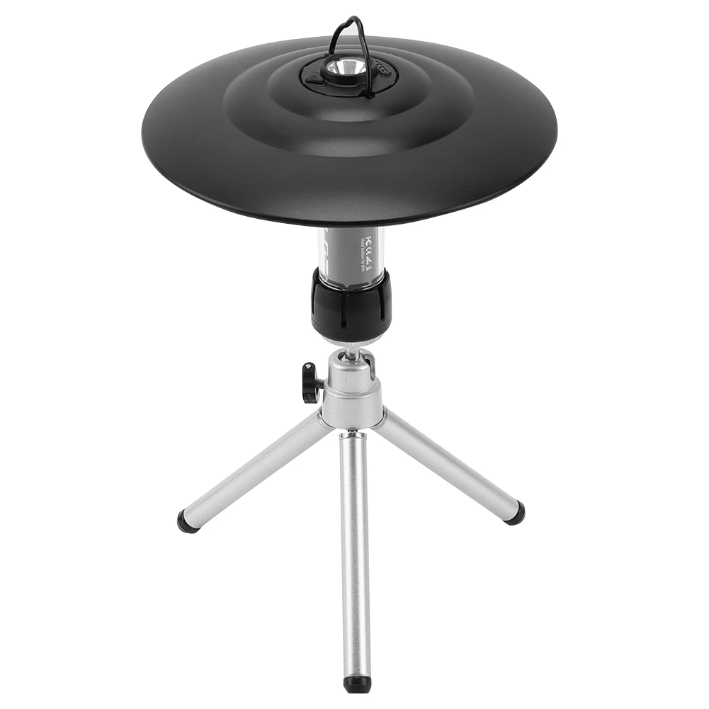 

USB Charging Portable Lamp Tripod Waterproof Ultralight Suspended Cover 3 Modes Flashlight Camping Light Tripod 2600mah Battery
