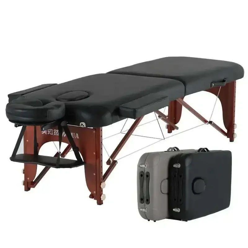 

Portable professional stretch bed, luxury and comfortable SPA folding table, aesthetic bedding