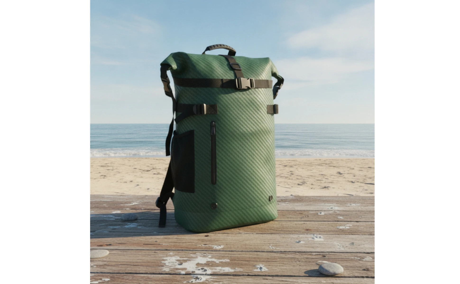 Dry Bag Backpack Water-Resistant Waterproof Backpack Roll-Roll-Top Bag Wipe-Clean Long-Lasting for Travelers, Travel, Beach