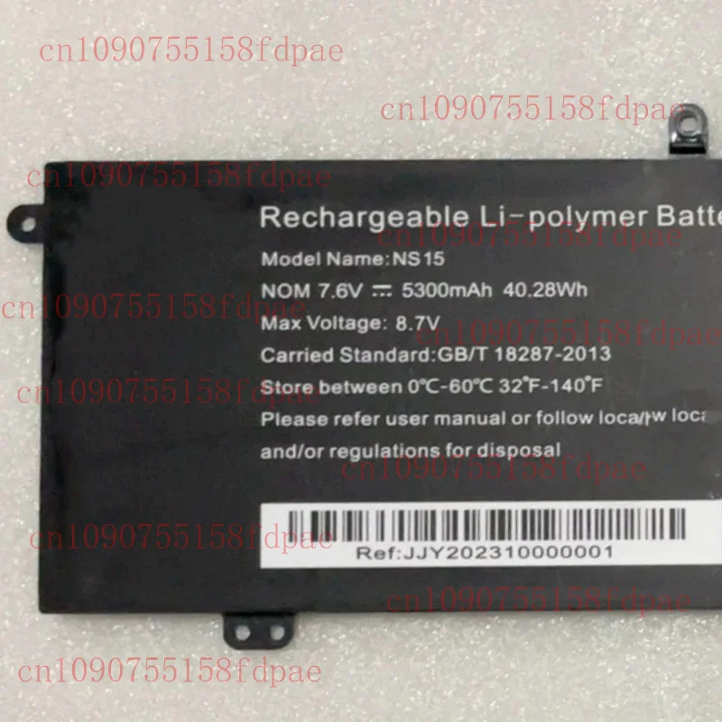 NS316 NS15 WBK 23000210032 7.6V 40.28Wh 5300mAh 11 دبوس 10 سلك بطارية الكمبيوتر المحمول ل 15.6 بوصة ECOHERO Delta NS15 NS316U لا