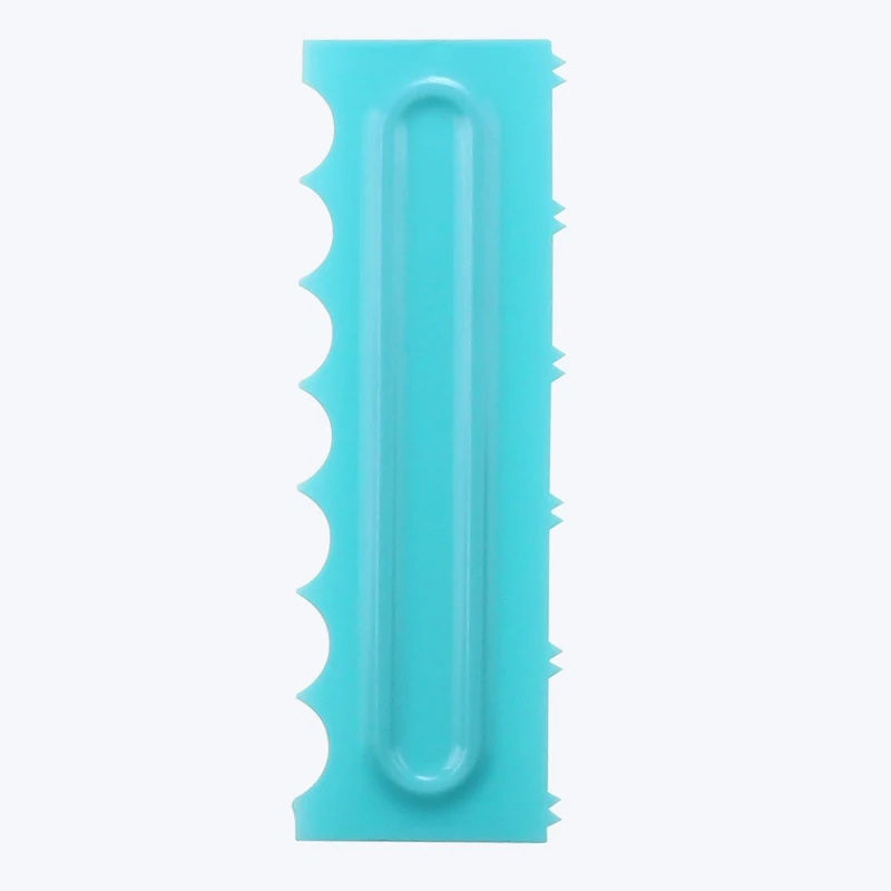 16 Flip Cake Pattern Buttercream Scraper Cake Surround Top Buttercream Decorating Scraper Tools Food Grade Plastic Kitchenware