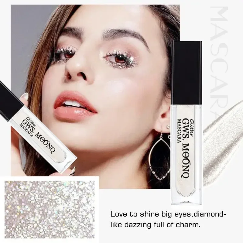 Sparkle Crushing Mascara Setting Primer Quick-drying Filming Sparkle Tear-eye Non-smudging Mascara