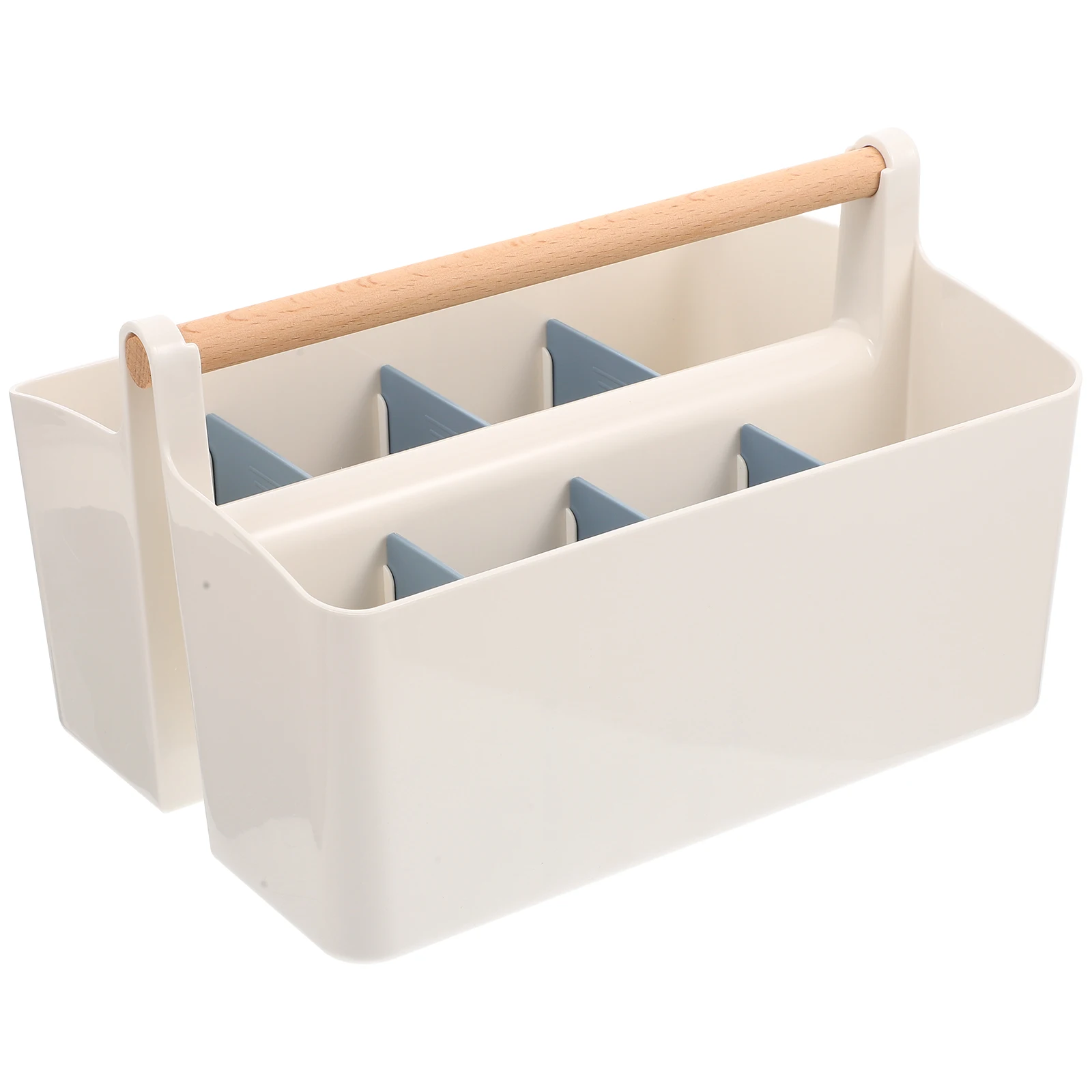 

Multi-Grid Desktop Storage Box Organizer For Office Home Lipstick Pen Holder Compartment Case Bathroom Sundries Remote