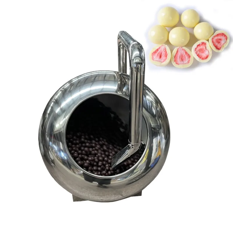 Automatic Chocolate Coating Machine Chocolate Decoration Pan Chocolate Sugar Processing Machine Chocolate Polishing Equitment