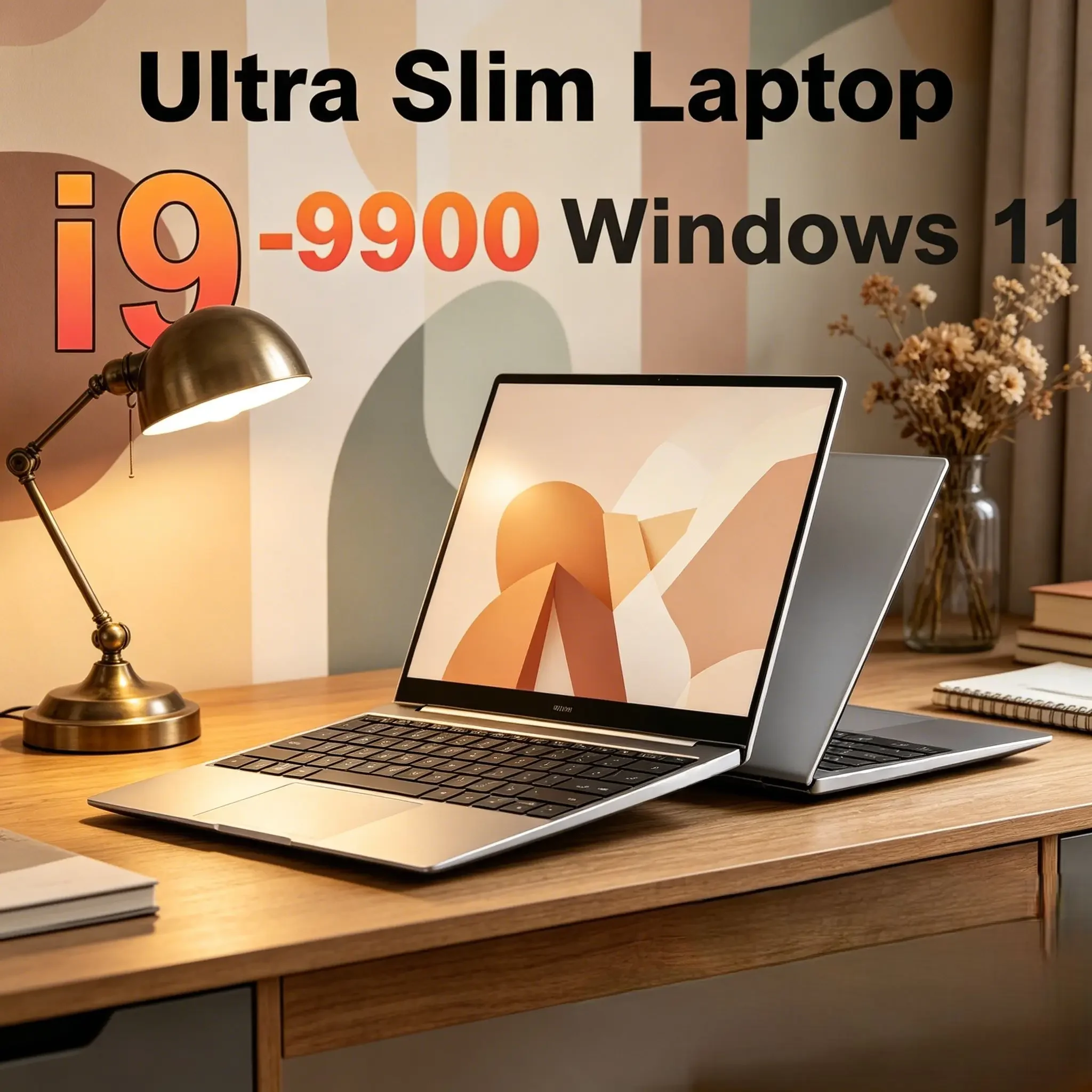 

15.6" Ultra‑Slim Gaming Laptop, Intel Core I9‑9900, 32GB 2TB, 1080P HD Screen, Windows 11 Pro, High‑Speed PC for Office