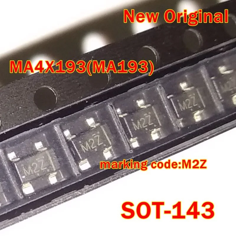 New and Original Ma4X193 Ma193-Tx Ma193 Sot143 Switching Diodes 80V 70Ma Marking Code M2Z