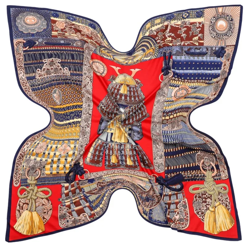 

French Palace Armor Print Scarf All Seasons Travel Shawl Women Keep Warm Sunscreen Headscarf Present Gift