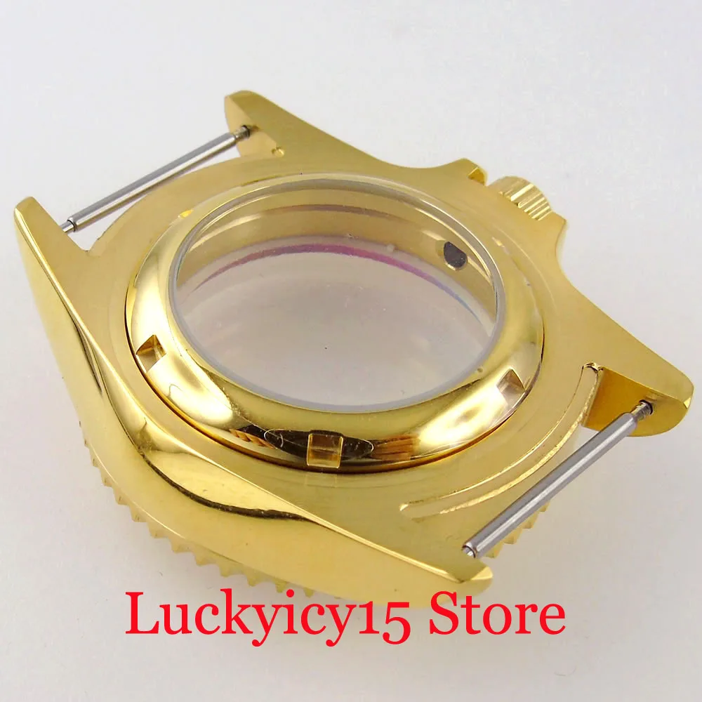 Accessory Part 42MM Watch Case Chapter Ring Sapphire Glass 50m Waterproof Screwdown Crown Fit NH35A NH36A NH34A NH38A NH SKX SRP