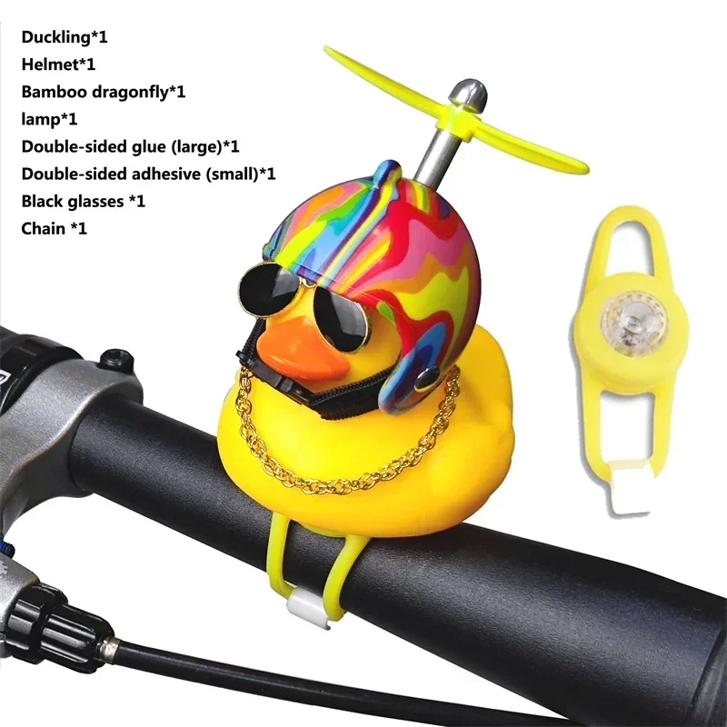 Shine Bright on the Road with Our Cartoon Yellow Duck Bicycle Bell Light – Only .41!