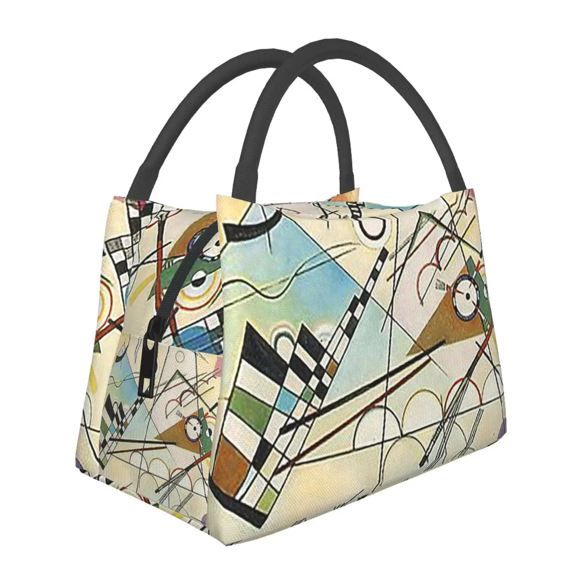 Wassily Kandinsky Composition Lunch Bags Insulated Bento Box Portable Lunch Tote Picnic Bags Thermal Bag for Woman Girl Office