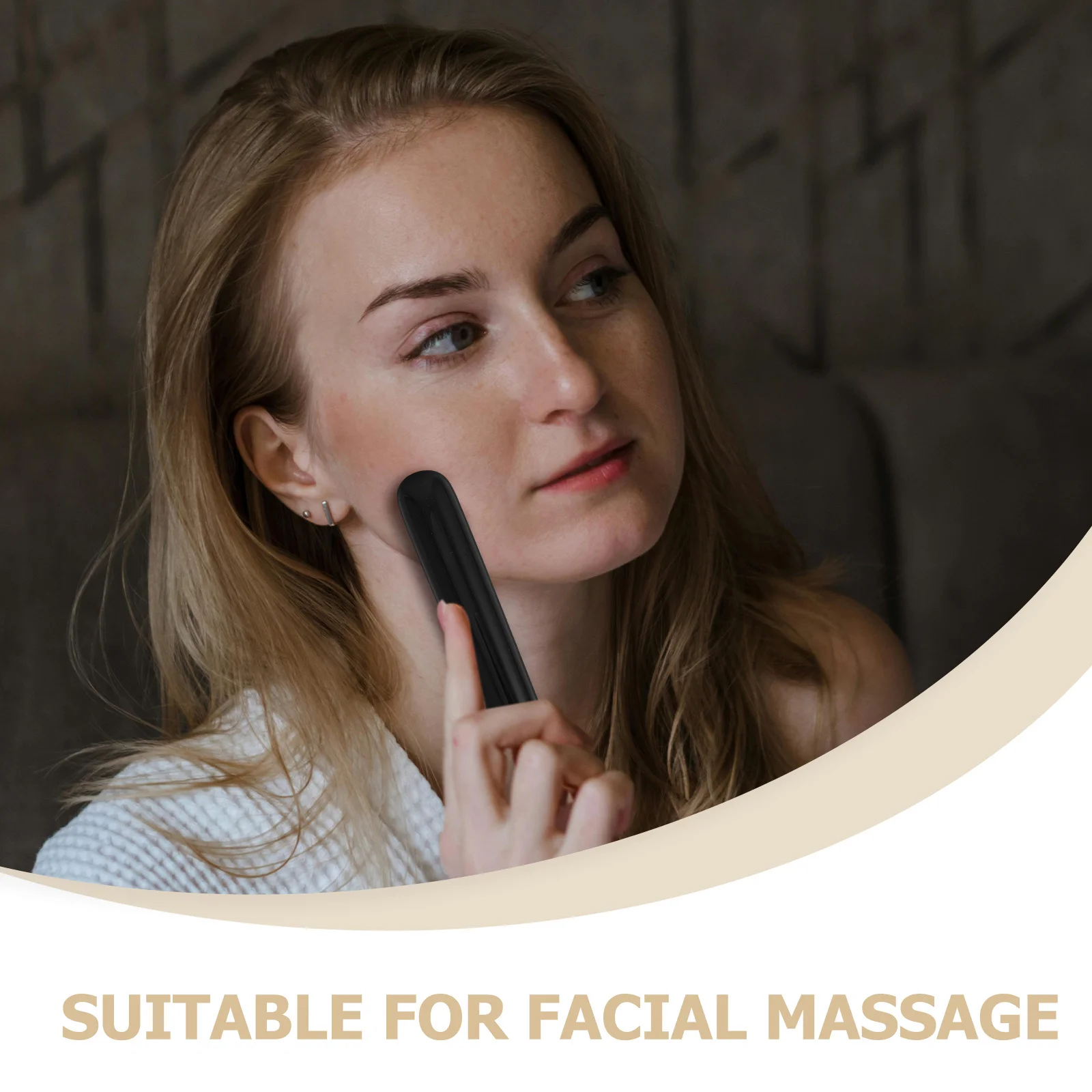 ไม้กดจุดออบซิเดียนแบบพกพา เครื่องมือกัวซาสำหรับผ่อนคลายกล้ามเนื้อใบหน้าและร่างกาย ใช้ได้ทั้งที่บ้านและระหว่างเดินทาง