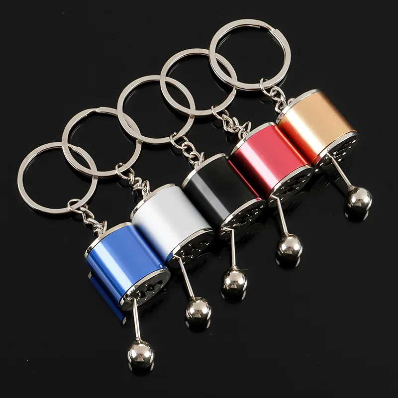 Mini Turbo Turbocharger Keychain for Men Gift Stick Knobs Gear Gearbox Pendant Fast & Furious Free Shift Metal Key Ring брелок