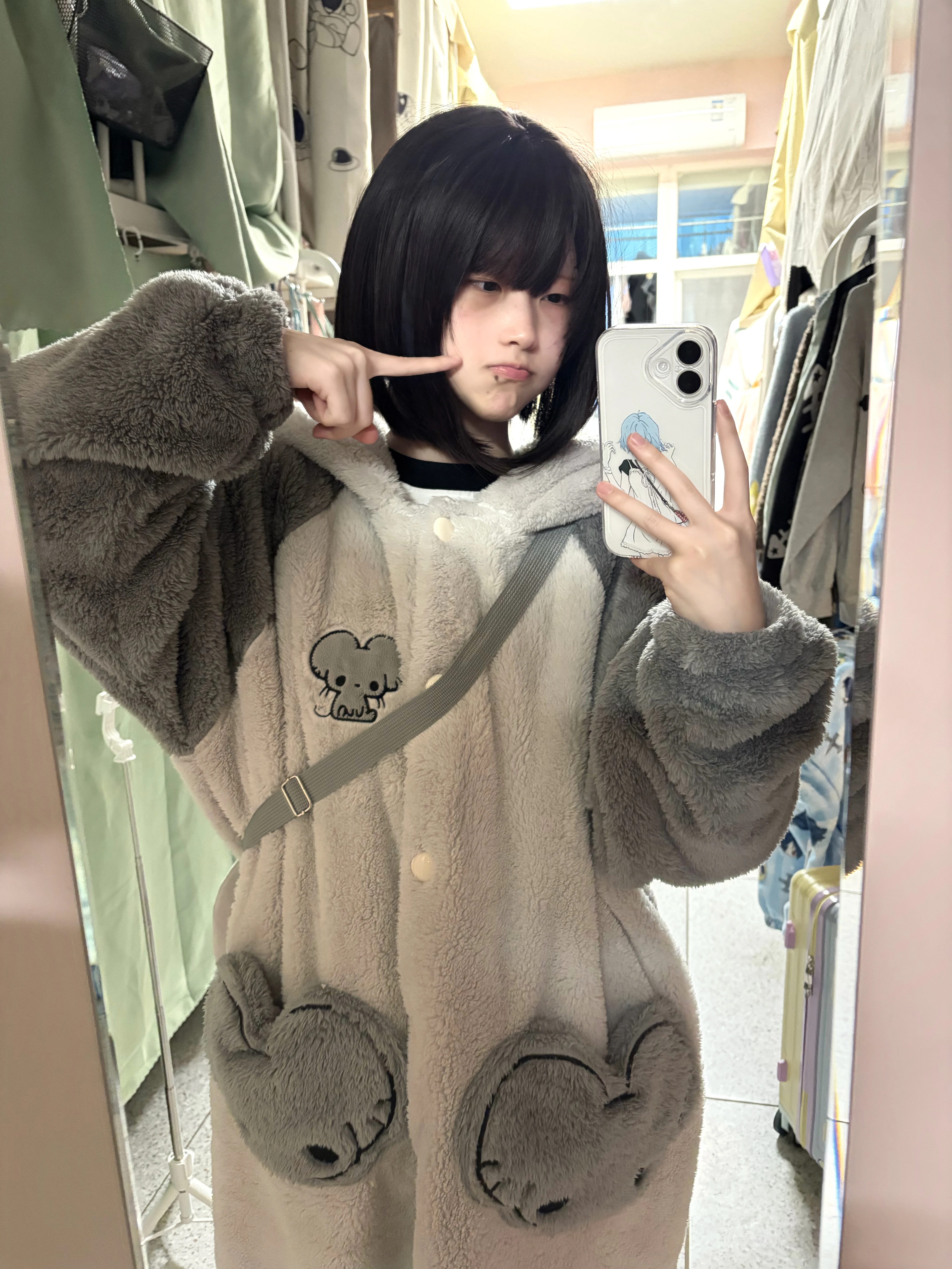ensemble-de-peignoirs-de-nuit-longs-en-peluche-sur-le-theme-de-la-fete-du-poulet-frit-punk-mouse-vetements-de-nuit-assortis-pour-couples-theme-de-dessin-anime-pour-jeunes-hiver