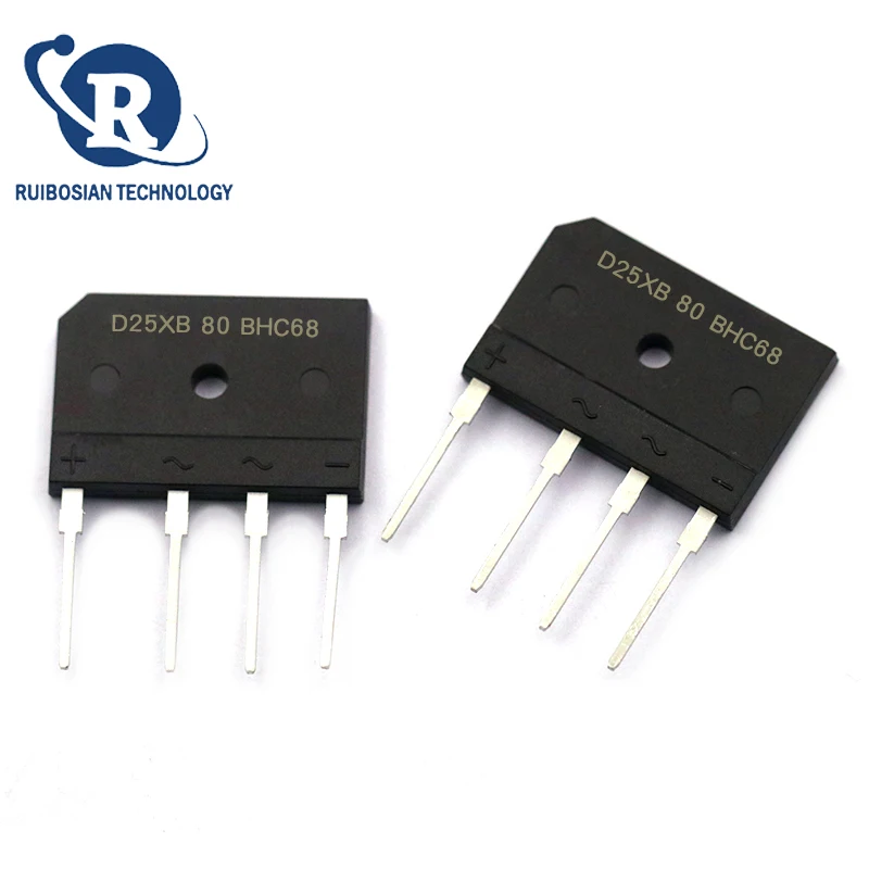 5pcs D25XB80 D25SBA80 bridge rectifier 25V 800V D25XB60 D15XB60 D15XB80 D10XB60 D10XB80 D20XB60 D20XB80 D20XB100 D25XB100