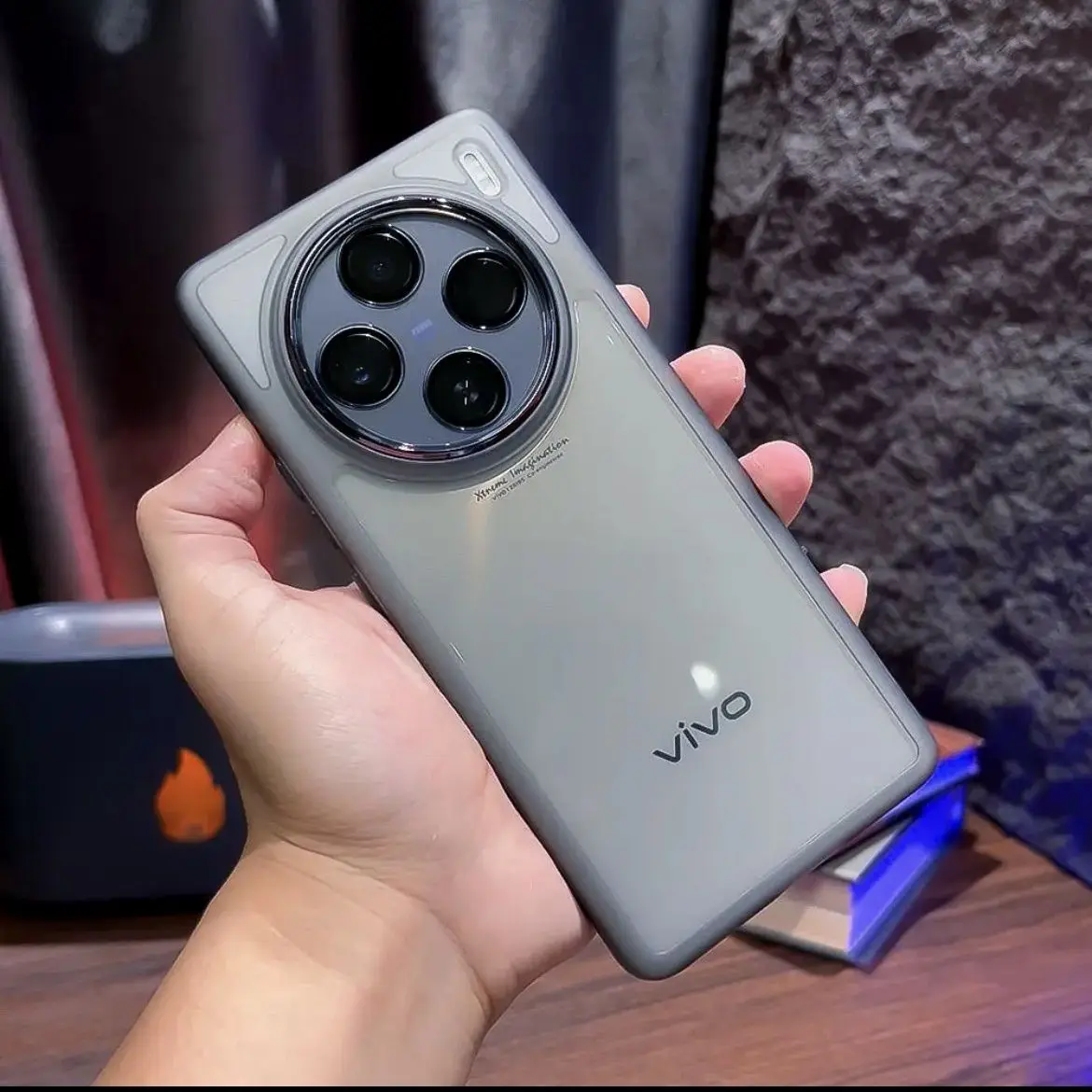 For VIVO X200 Pro Case Soft TPU Transparent With Ring Stand Magnetic Protect Back Cover Case For VIVO X200Pro Mini Phone Shell