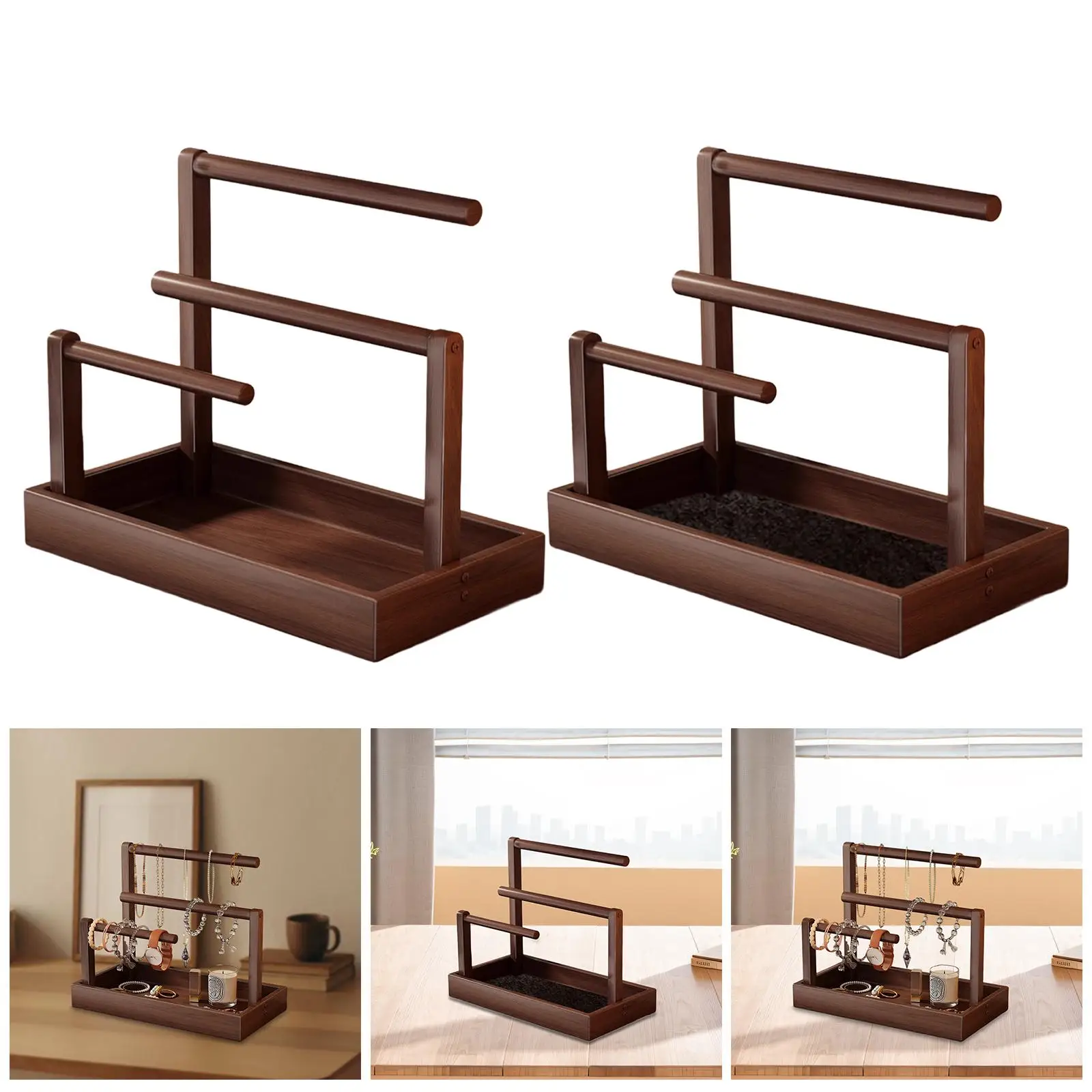 

Bracelet Holder, Fashion Stand, Practical Bangle Necklace Storage Rack Jewelry Organizer for Bedroom Countertop