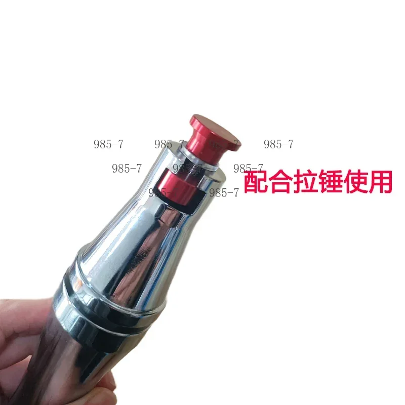 Pit Dent Puller, Thickened Aluminum Alloy Gasket with Pull Cap and Pull Tab for Car Dent Repair