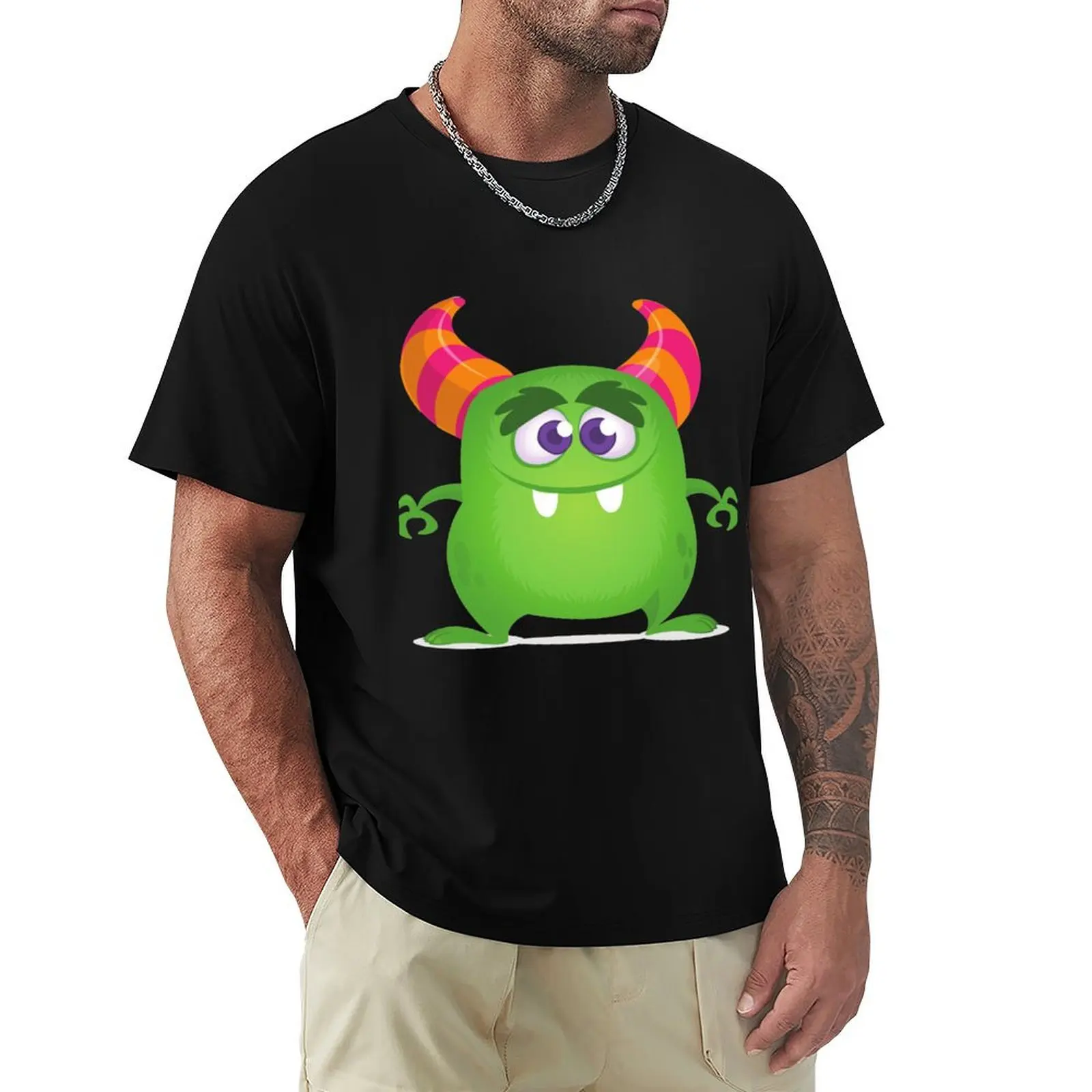 

Bugsnax Characters Bugsnax T-Shirt Simple Solid Color Crew Neck Tee