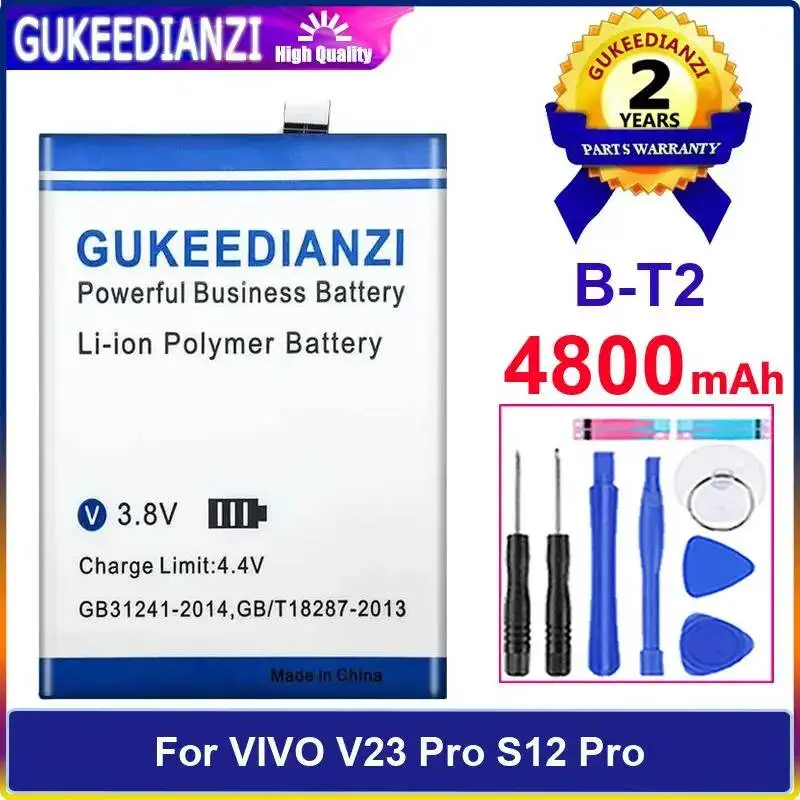 

Durable For Vivo V23 Pro S12 4800Mah B-T2 Safe Mobile Phone Battery