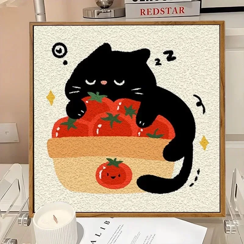 

A6148 Cat Portrait Oil Painting