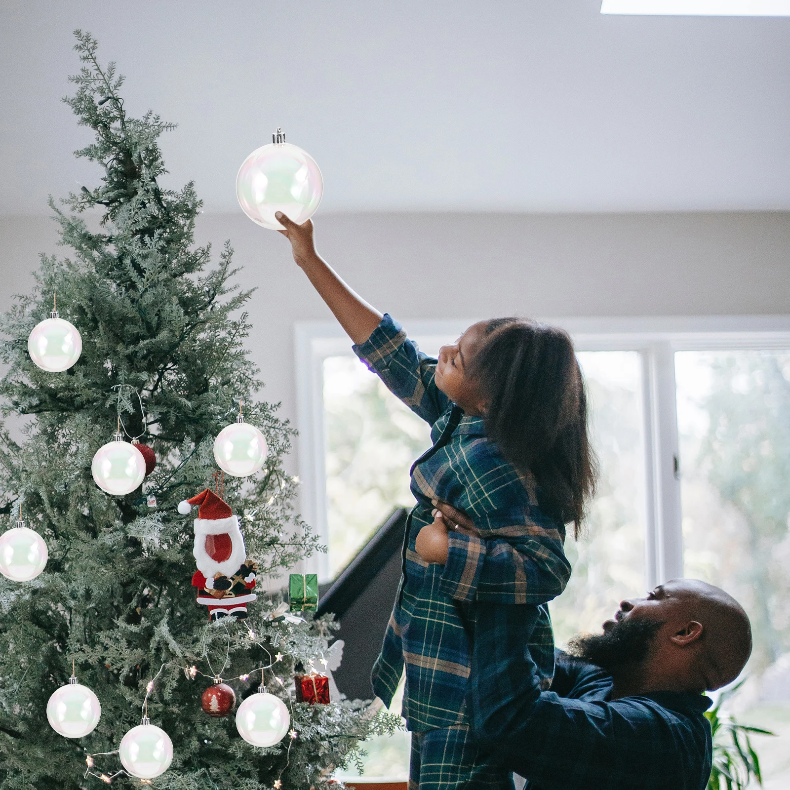 

12pcs Christmas Hanging Ball Party Decor Xmas Tree Ornament Festival Supply Pendant Decoration Holiday Decoration