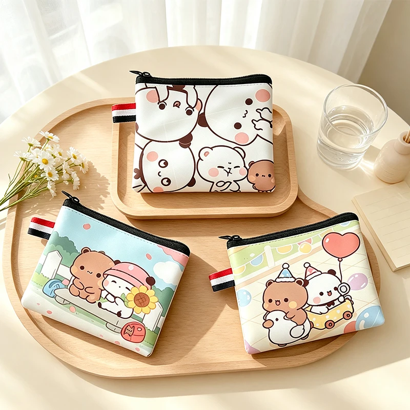 Bubu Dudu Coin Purse Yier Bear Panda Wallet boy girl Zipper Wallets Storage Coin Cards woman man cartoon Money bag birthday gift