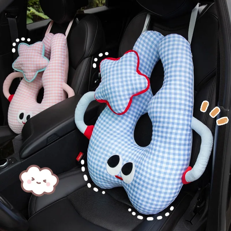 1Pcs Double Sided Car Car Rear Throw Pillow Anti-strangling Neck Car Pillow Anime Body Pillow Songkaum Colchon Body Pillow