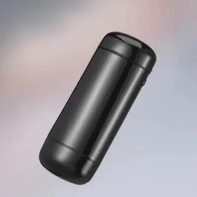 حافظة نظارة معدنية متينة، نظارات شمسية صلبة رفيعة، حماية من السفر، زر جانبي سهل التشغيل للرجال والنساء #1