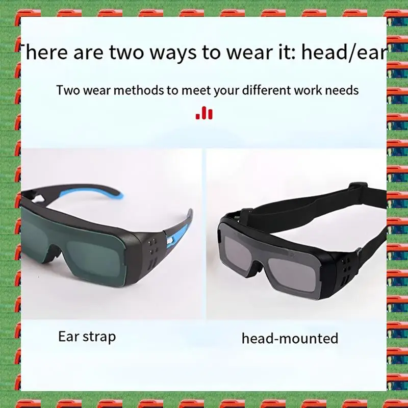 

ABMO Automatic Dimming Welding Glasses Arc Welding Solar Goggles Anti-Glare Glasses Tools For Welders Automatic Dimming