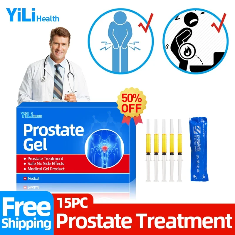 

Prostate Medical Cold Compress Gel Medicine Treatment Urological Prostatic Cure Prostatitis Cura Herbal Care Medicina