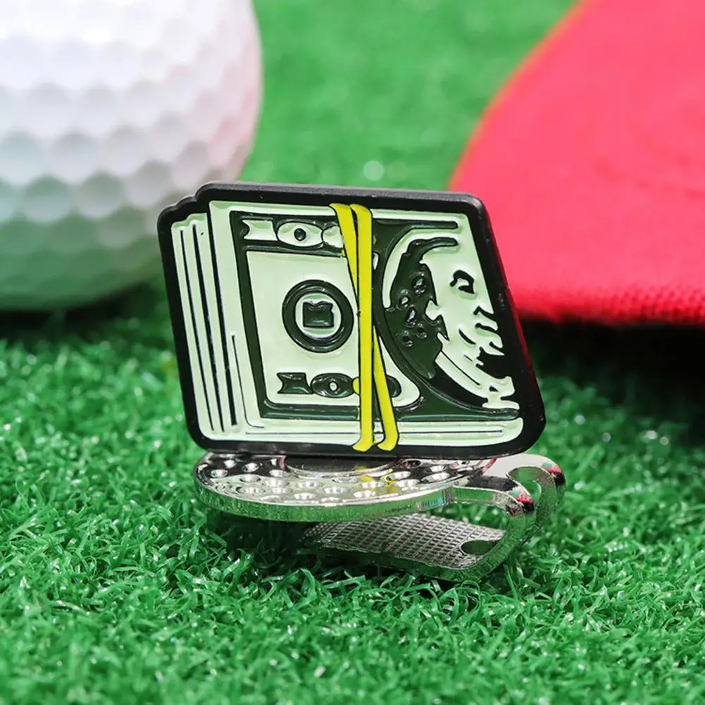 Marcador de pelota de golf America Cash, marcadores magnéticos de pelota de golf, Clip magnético para sombrero de golf con pelota para hombres, sombreros para entusiastas