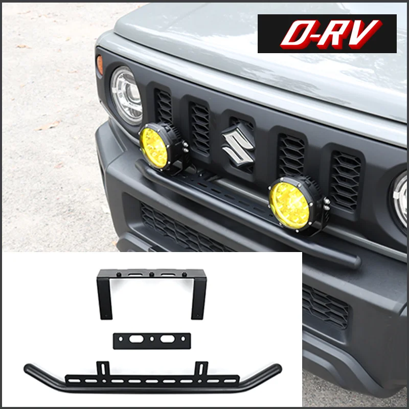 

Car Front Bumper Grills Spotlight Bracket Supports Off-road Accessories For Suzuki Jimny 2019 2025 JB64 JB74 3 door 5 door ﻿