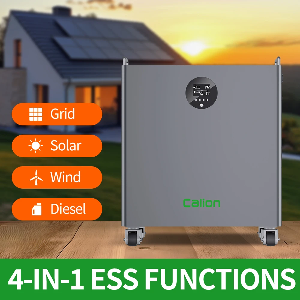 CALION Smart 16kWh Wind Home Energy Storage Stand Design Smart Load Balance 314Ah Lifepo4 Batteria All In One ESS Per I Case