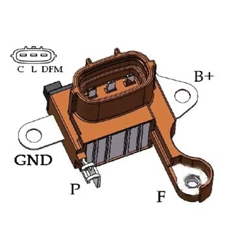 

NEW Alternator Voltage Regulator 13307600 GC7A4480