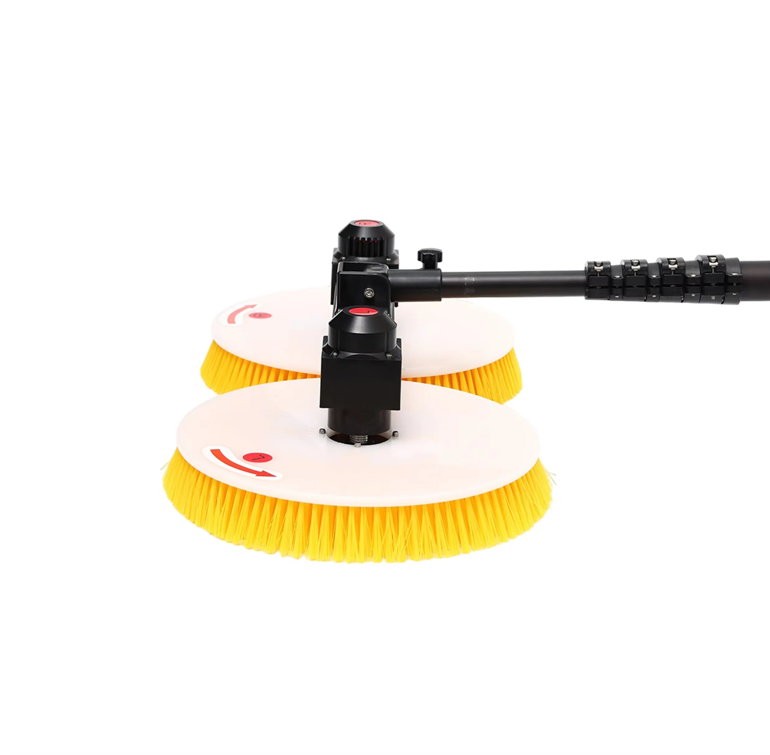 7.5 Meter Automatic Disc Solar Panel Cleaning Equipment Double ed PBT Brush Rotating Eco-Friendly Stocked