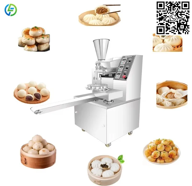 Customized Stainless Steel Steamed Bun Machine Labor-and Time-Saving Baozi Momo Equipment with Motor Core Component